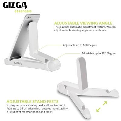 Gizga Essentials Portable Tablet Stand Mobile Holder Gizga Essentials Portable Tablet Stand Mobile Holder