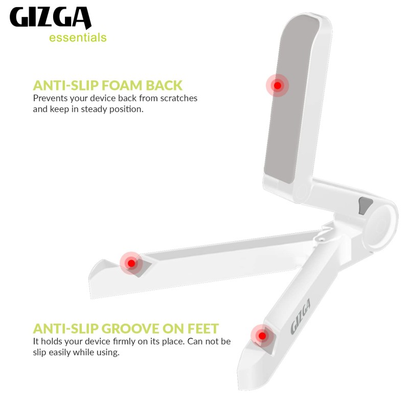 Gizga Essentials Portable Tablet Stand Mobile Holder Gizga Essentials Portable Tablet Stand Mobile Holder