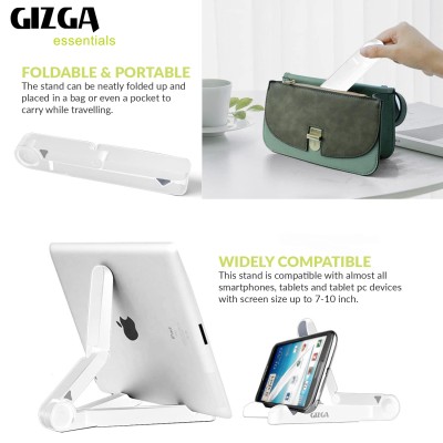 Gizga Essentials Portable Tablet Stand Mobile Holder Gizga Essentials Portable Tablet Stand Mobile Holder