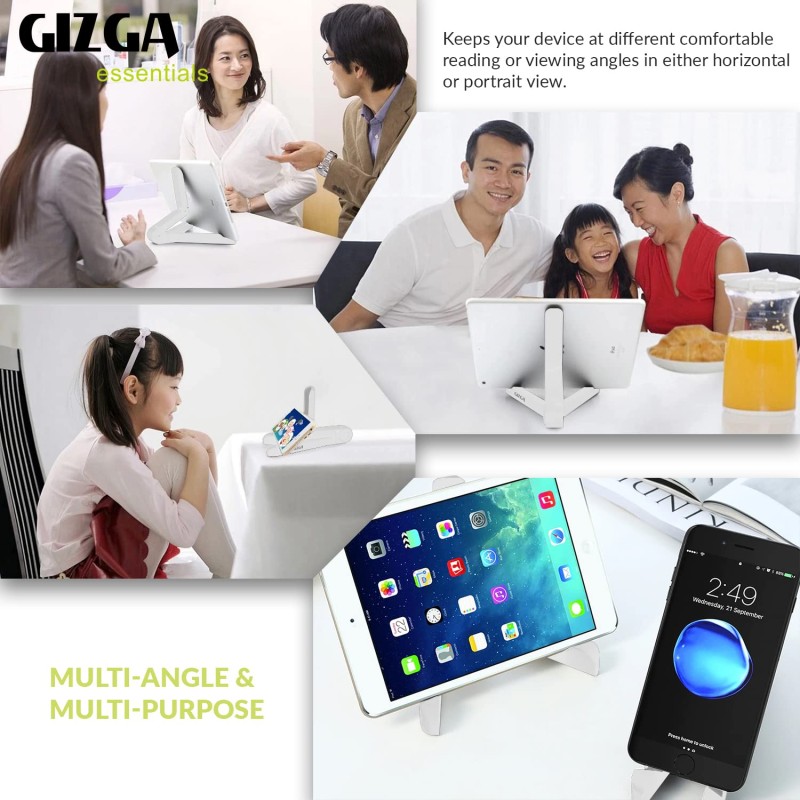 Gizga Essentials Portable Tablet Stand Mobile Holder Gizga Essentials Portable Tablet Stand Mobile Holder