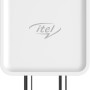 Itel ICI-42-C 100V Dual Output 2 Pin Wall Charger for Cellular Phones (White)