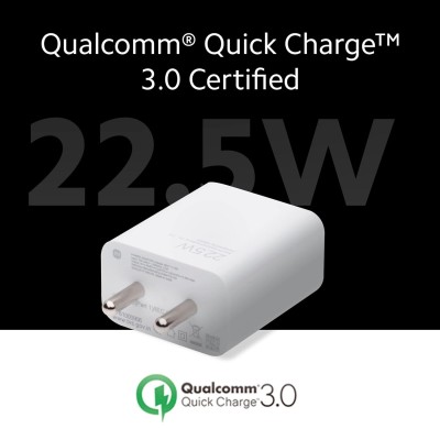 Mi Xiaomi 22.5W Fast USB Type C Charger Combo|Compatible for Mobile,Power Banks|Fast Charging|(Adapter + USB to Type C Cable)|White