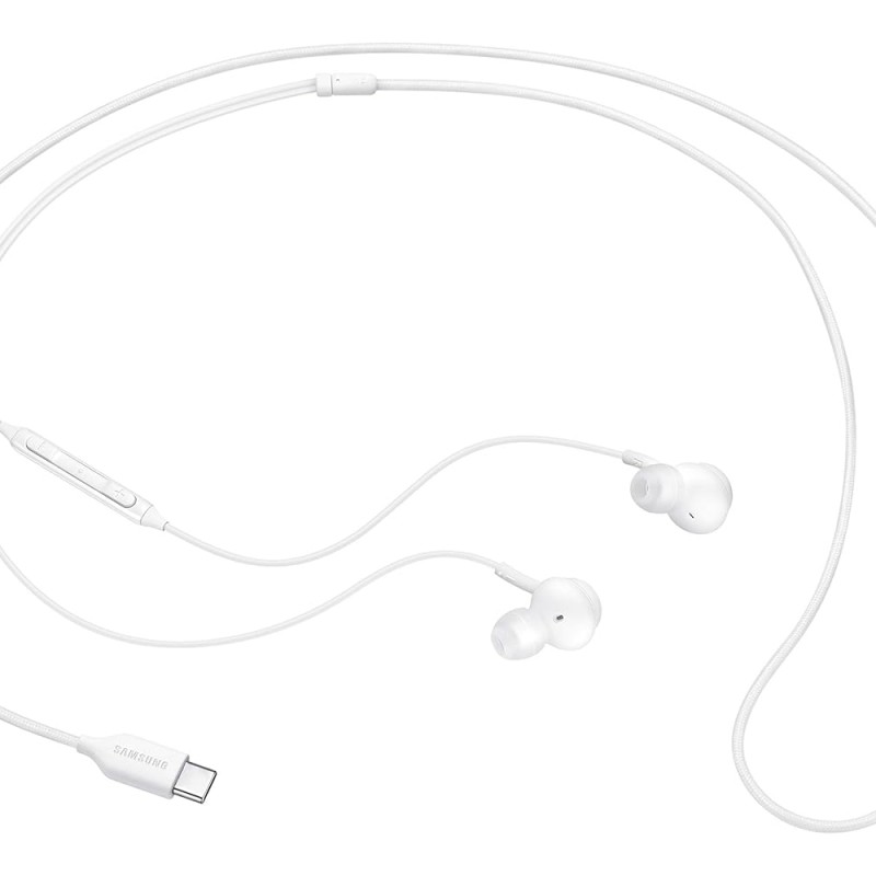 Samsung AKG-Tuned IC100 Type-C Wired in Ear Earphone with mic White Samsung AKG-Tuned IC100 Type-C Wired in Ear Earphone with mic White
