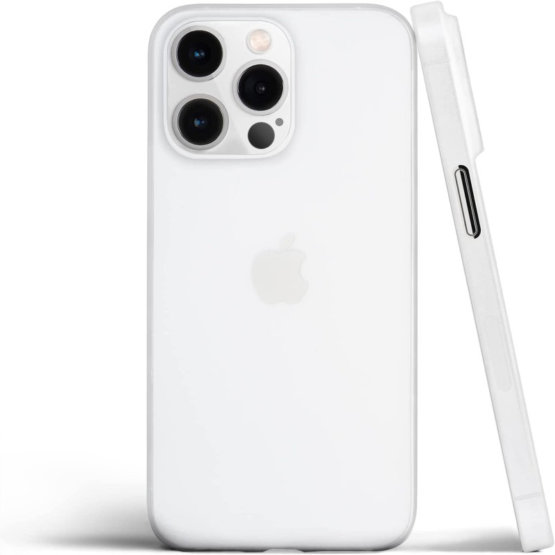 ExpressB® Polypropylene Back Cover for iPhone 14 Pro | Minimal Protect | Ultra Thin Anti Scratch Matte Finish Case (White) ExpressB® Polypropylene Back Cover for iPhone 14 Pro | Minimal Protect | Ultra Thin Anti Scratch Matte Finish Case (White)
