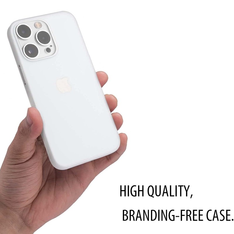 ExpressB® Polypropylene Back Cover for iPhone 14 Pro | Minimal Protect | Ultra Thin Anti Scratch Matte Finish Case (White) ExpressB® Polypropylene Back Cover for iPhone 14 Pro | Minimal Protect | Ultra Thin Anti Scratch Matte Finish Case (White)
