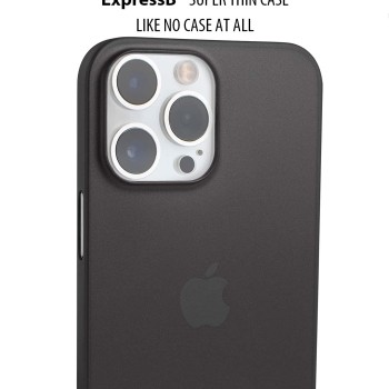 ExpressB® Polypropylene Back Cover for iPhone 14 Pro Max (Black)