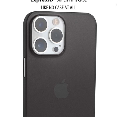 ExpressB® Polypropylene Back Cover for iPhone 14 Pro Max (Black)
