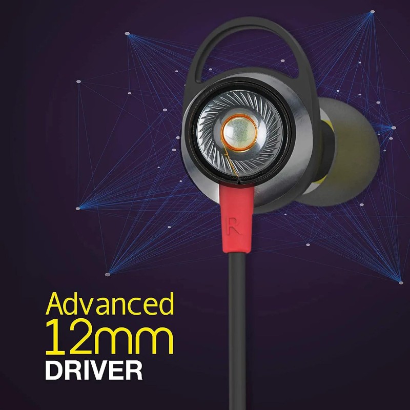 Infinity - JBL Glide 120, in Ear Wireless Earphones with Mic, Deep Bass, Dual Equalizer (Black & Red) Infinity - JBL Glide 120, in Ear Wireless Earphones with Mic, Deep Bass, Dual Equalizer (Black & Red)