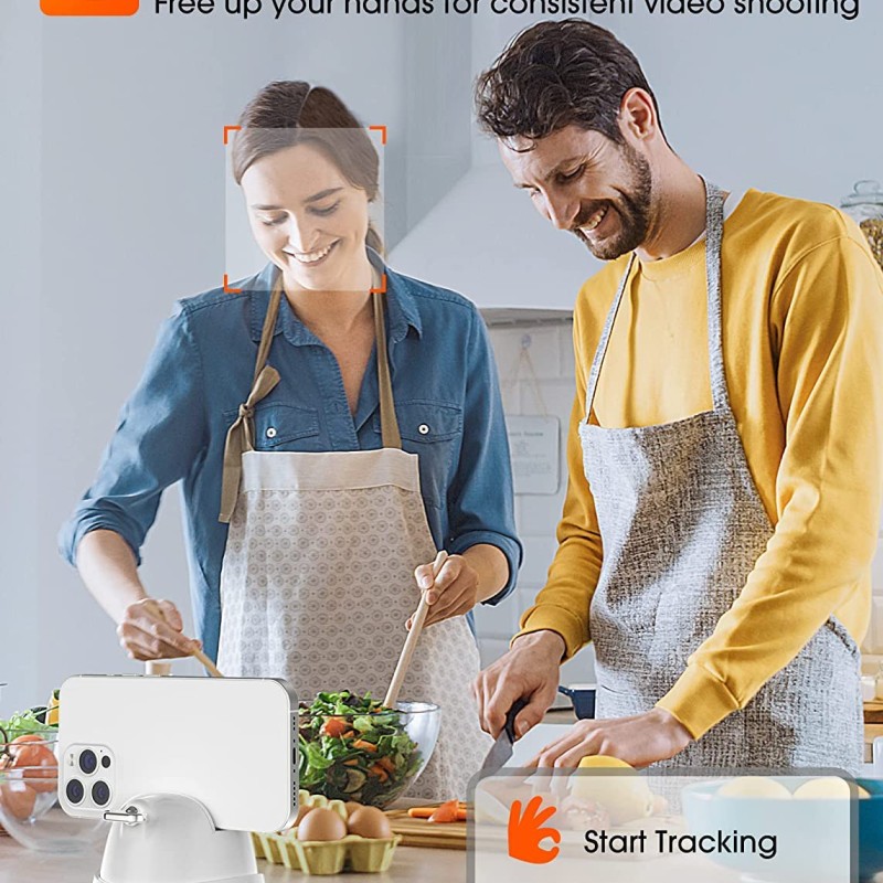 Hohem Go, Auto Face Tracking Tripod, 360° Rotation Selfie