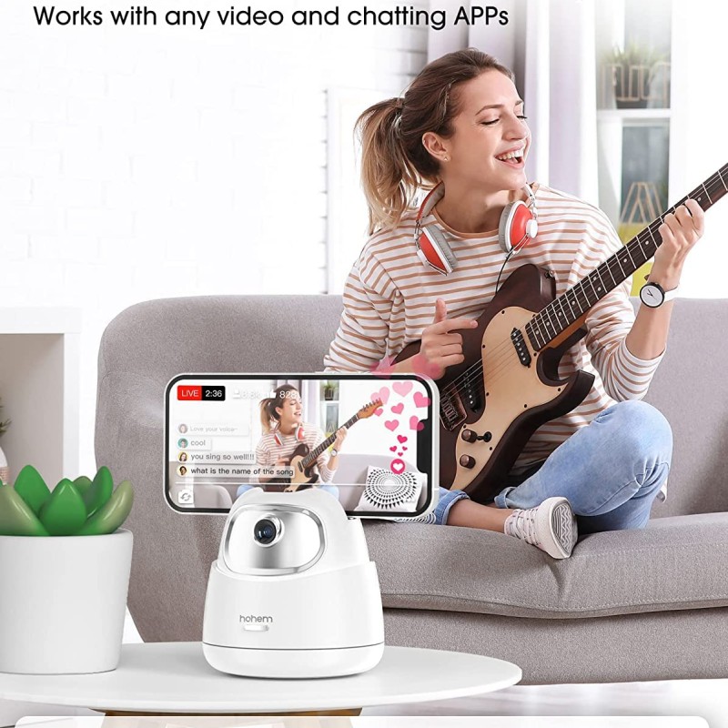 Hohem Go, Auto Face Tracking Tripod, 360° Rotation Selfie