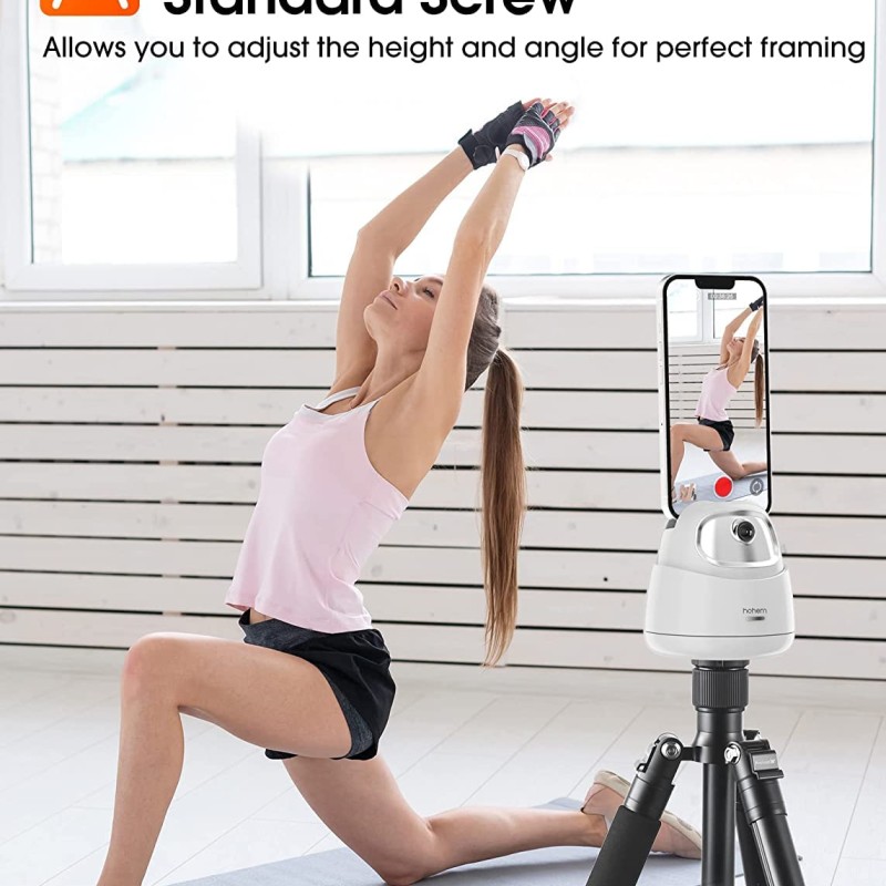 Hohem Go, Auto Face Tracking Tripod, 360° Rotation Selfie