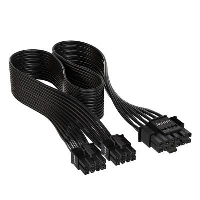 Corsair 600W 12+4 pin PCIe 5.0 12VHPWR Type-4 600W PSU Power Cable - CP-8920284 Corsair 600W 12+4 pin PCIe 5.0 12VHPWR Type-4 600W PSU Power Cable - CP-8920284