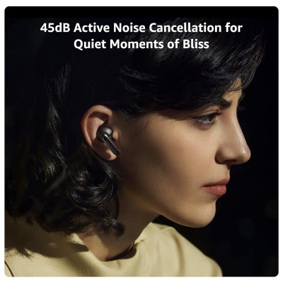 Oppo Enco X2 with Active Noise Cancellation, Triple Mic for Better Calls, Coaxial Dual-Driver for Deep bass Bluetooth Headset (Black) Oppo Enco X2 with Active Noise Cancellation, Triple Mic for Better Calls, Coaxial Dual-Driver for Deep bass Bluetooth Headset (Black)