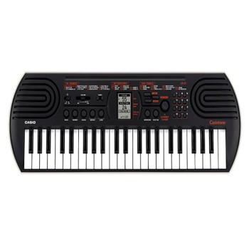 Casio SA-81 Mini Keyboard with Piano tones, Black (44 Keys)