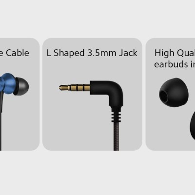 Xiaomi Wired in-Ear Earphones with Mic, Ultra Deep Bass & Metal Sound Chamber (Red)