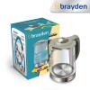 Brayden Aquo 10 Electric Glass Kettle1.8 Litre | Led Indicator | Tea, Soup & Multipurpose | Auto Shut Off | Boil Dry Protection | Transparent Borosilicate Glass Body (1500 Watts,Grey) Brayden Aquo 10 Electric Glass Kettle1.8 Litre | Led Indicator | Tea, Soup & Multipurpose | Auto Shut Off | Boil Dry Protection | Transparent Borosilicate Glass Body (1500 Watts,Grey)
