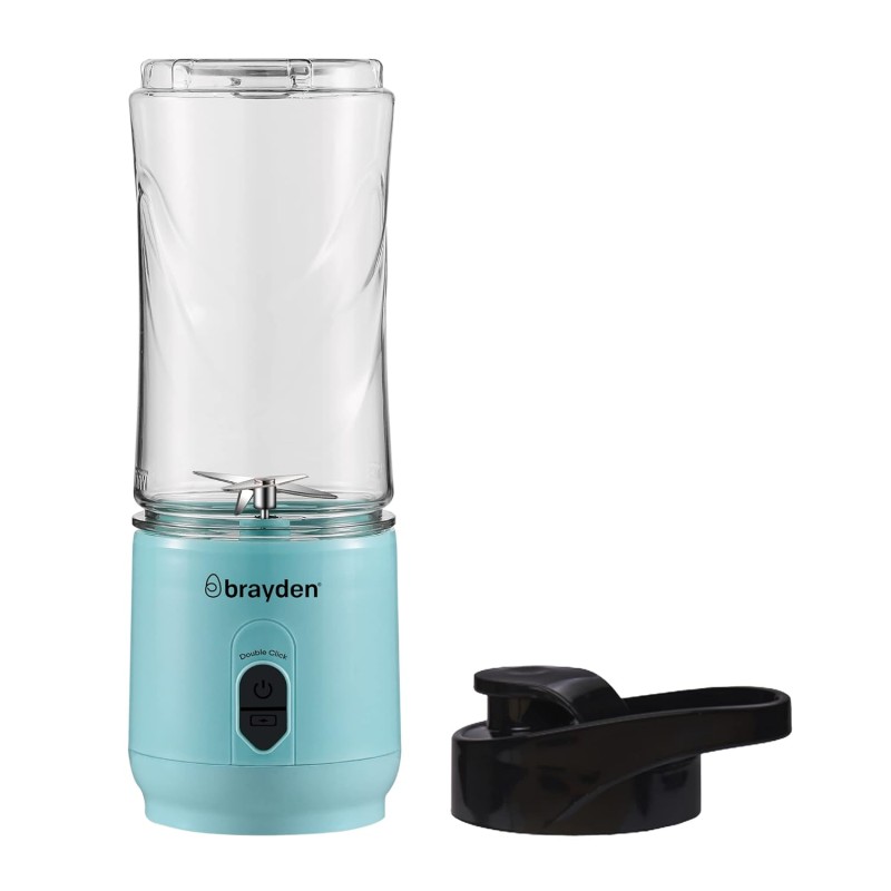 Brayden Fito Atom Portable Blender | Smoothie, Milk Shake, Protien Shake And Fresh Juice | Handy Travel Juicer | 2000 Mah Rechargeable Battery | 3.7V Copper Motor | 400Ml Tritan Jar (Blue), 35 Watt Brayden Fito Atom Portable Blender | Smoothie, Milk Shake, Protien Shake And Fresh Juice | Handy Travel Juicer | 2000 Mah Rechargeable Battery | 3.7V Copper Motor | 400Ml Tritan Jar (Blue), 35 Watt