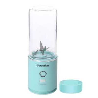 Brayden Fito Squash Rechargeable Blender | Smoothie, Milk Shake, Protien Shake and Fresh Juice | Portable Shaker | Handy Travel Juicer | 2400 mAh Battery | 350ml Glass Jar (Blue) Brayden Fito Squash Rechargeable Blender | Smoothie, Milk Shake, Protien Shake and Fresh Juice | Portable Shaker | Handy Travel Juicer | 2400 mAh Battery | 350ml Glass Jar (Blue)