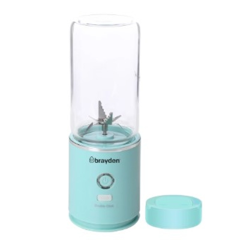 Brayden Fito Squash Rechargeable Blender | Smoothie, Milk Shake, Protien Shake and Fresh Juice | Portable Shaker | Handy Travel Juicer | 2400 mAh Battery | 350ml Glass Jar (Blue) Brayden Fito Squash Rechargeable Blender | Smoothie, Milk Shake, Protien Shake and Fresh Juice | Portable Shaker | Handy Travel Juicer | 2400 mAh Battery | 350ml Glass Jar (Blue)