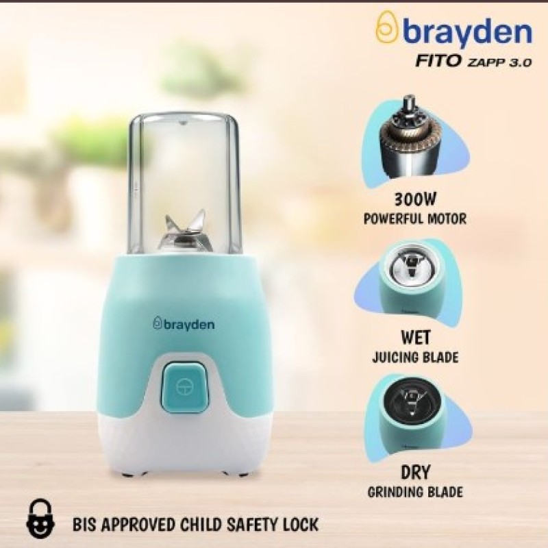 Brayden Fito Zapp 3.0 300 Watts Electric Sports Blender Mixer Grinde Brayden Fito Zapp 3.0 300 Watts Electric Sports Blender Mixer Grinde