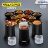 Brayden Spizo Multifunctional Grinder | Grind Turmeric, Masala & Coffee Grinder for Kitchen | Stainless Steel Blades | (Electric, Black, 50 Gm Capacity,150 Watts) Brayden Spizo Multifunctional Grinder | Grind Turmeric, Masala & Coffee Grinder for Kitchen | Stainless Steel Blades | (Electric, Black, 50 Gm Capacity,150 Watts)
