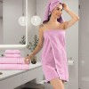 Cuddle Cotton Requisite 4 Pc Towel Set | 2 Bath Towels (70 x 147 cm) & 2 Hand Towels (40 x 60 cm), 400 GSM | 100% Pure Cotton| Blush Pink