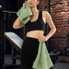 Cuddle Cotton Requisite 4 Pc Towel Set | 2 Bath Towels (70 x 147 cm) & 2 Hand Towels (40 x 60 cm), 400 GSM | 100% Pure Cotton| Emerald green