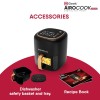 Geek Airocook Spectra 5.5L Digital Air Fryer with Visible Window, Soft Touch Panel, 4-In-1 Appliance With 8-Preset Menus for Air fry, Baking, Roast, Grill, Toast and Reheat, 1500 watts, Black Geek Airocook Spectra 5.5L Digital Air Fryer with Visible Window, Soft Touch Panel, 4-In-1 Appliance With 8-Preset Menus for Air fry, Baking, Roast, Grill, Toast and Reheat, 1500 watts, Black