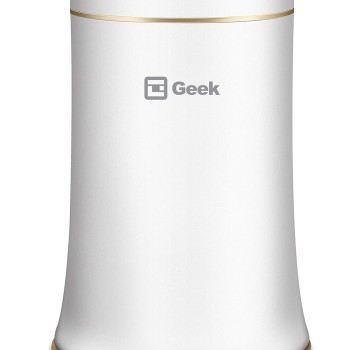 Geek Ikuku A6 Air Purifier For Home & Office | 3- Stage Hepa Dust Filtration | Obliqflow Purification Technology | Portable Air Flow | Digital Led Display With Touch Control (Ikuku A6), White