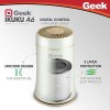 Geek Ikuku A6 Air Purifier For Home & Office | 3- Stage Hepa Dust Filtration | Obliqflow Purification Technology | Portable Air Flow | Digital Led Display With Touch Control (Ikuku A6), White Geek Ikuku A6 Air Purifier For Home & Office | 3- Stage Hepa Dust Filtration | Obliqflow Purification Technology | Portable Air Flow | Digital Led Display With Touch Control (Ikuku A6), White