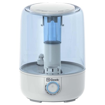 Geek Nyorova H12 | 2-in-1 ultrasonic humidifier with top fill & Aroma diffuser | Easy Knob Control for Speed Settings | Transparent Moisture Control | 3.8L large capacity for Home, bedroom, Living Room & Office Geek Nyorova H12 | 2-in-1 ultrasonic humidifier with top fill & Aroma diffuser | Easy Knob Control for Speed Settings | Transparent Moisture Control | 3.8L large capacity for Home, bedroom, Living Room & Office