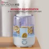 Geek Nyorova H12 | 2-in-1 ultrasonic humidifier with top fill & Aroma diffuser | Easy Knob Control for Speed Settings | Transparent Moisture Control | 3.8L large capacity for Home, bedroom, Living Room & Office Geek Nyorova H12 | 2-in-1 ultrasonic humidifier with top fill & Aroma diffuser | Easy Knob Control for Speed Settings | Transparent Moisture Control | 3.8L large capacity for Home, bedroom, Living Room & Office