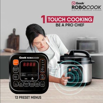 Geek Robocook Zeta 6L Non-Stick Electric Pressure Cooker Geek Robocook Zeta 6L Non-Stick Electric Pressure Cooker