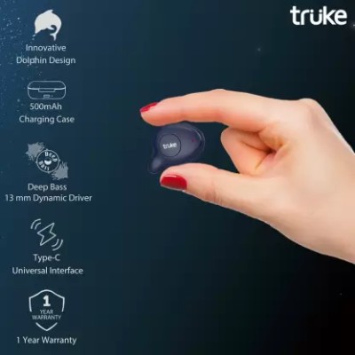 truke Fit Pro Bluetooth Headset (Blue, True Wireless) truke Fit Pro Bluetooth Headset (Blue, True Wireless)