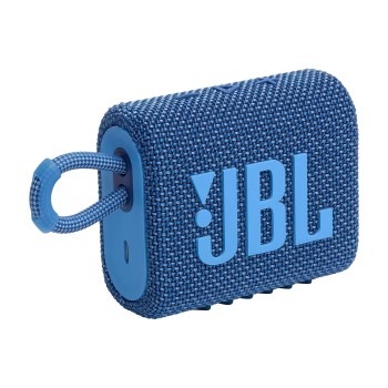 JBL Go 3 Eco: Portable Speaker with Bluetooth, Built-in Battery, Waterproof and Dustproof Feature - Blue JBL Go 3 Eco: Portable Speaker with Bluetooth, Built-in Battery, Waterproof and Dustproof Feature - Blue