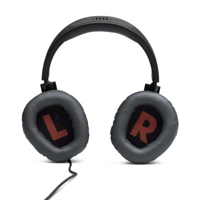 JBL Quantum 100 Wired Over Ear Gaming Headphones with Mic, 40mm Realistic Dynamic Drivers, Detachable Boom Mic, 1kHz Sensitivity, Memory Foam Cushioning, PC/Mobile/PS/Xbox/Nintendo/VR Compatible-Black