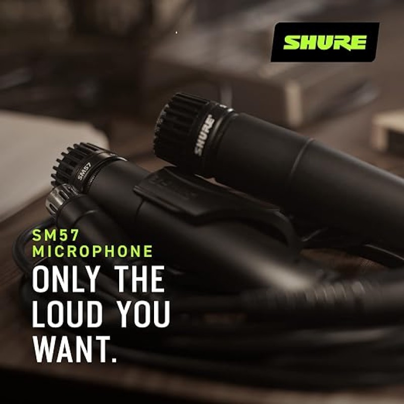 Shure SM57-LC Cardioid Dynamic Microphone Shure SM57-LC Cardioid Dynamic Microphone