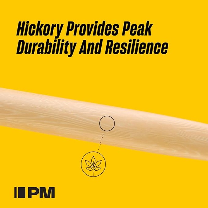 ProMark TX5BW American Hickory Single Pair Wood Tip Drum Sticks ProMark TX5BW American Hickory Single Pair Wood Tip Drum Sticks
