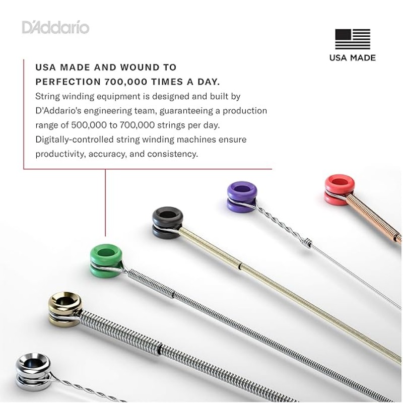 D'Addario EJ26 Acoustic 11-52 Custom Light Guitar Strings made of Phosphor Bronze for Warm, Bright & Balanced Tone D'Addario EJ26 Acoustic 11-52 Custom Light Guitar Strings made of Phosphor Bronze for Warm, Bright & Balanced Tone
