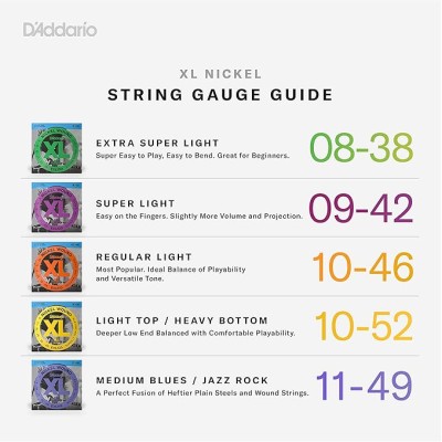 D'Addario EXL120 Nickel Wound 9-42 Super Light Electric Guitar Strings (Nickel) D'Addario EXL120 Nickel Wound 9-42 Super Light Electric Guitar Strings (Nickel)