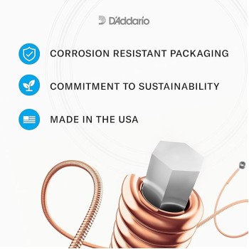 D'Addario EJ10 Bronze Acoustic 10-47 Extra Light Guitar Strings