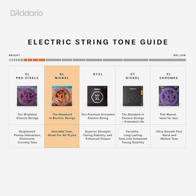 D'Addario EXL165 Nickel Wound 45-105 Custom Light Bass Guitar Strings
