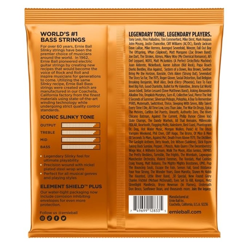 Ernie Ball 2833 Hybrid Bass Guitar Strings Ernie Ball 2833 Hybrid Bass Guitar Strings