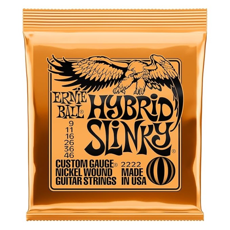 Ernie Ball 2222 Hybrid Slinky Nickel Wound Set (9-46) Ernie Ball 2222 Hybrid Slinky Nickel Wound Set (9-46)