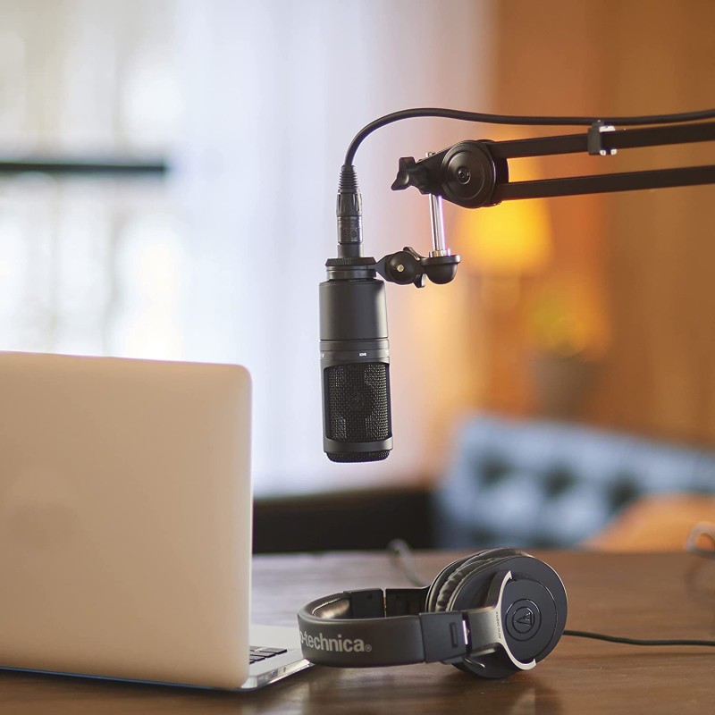 Audio-Technica AT2020 Cardioid Condenser Studio XLR Microphone, Ideal for Project/Home Studio Applications Audio-Technica AT2020 Cardioid Condenser Studio XLR Microphone, Ideal for Project/Home Studio Applications