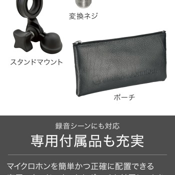 Audio-Technica AT2020 Cardioid Condenser Studio XLR Microphone, Ideal for Project/Home Studio Applications