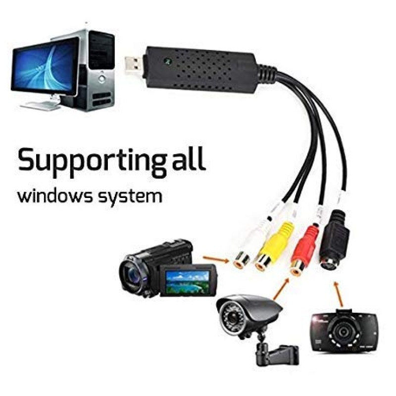 Microware EASYCAP USB 2.0 Audio Video Capture Adapter TV VHS DVD Microware EASYCAP USB 2.0 Audio Video Capture Adapter TV VHS DVD