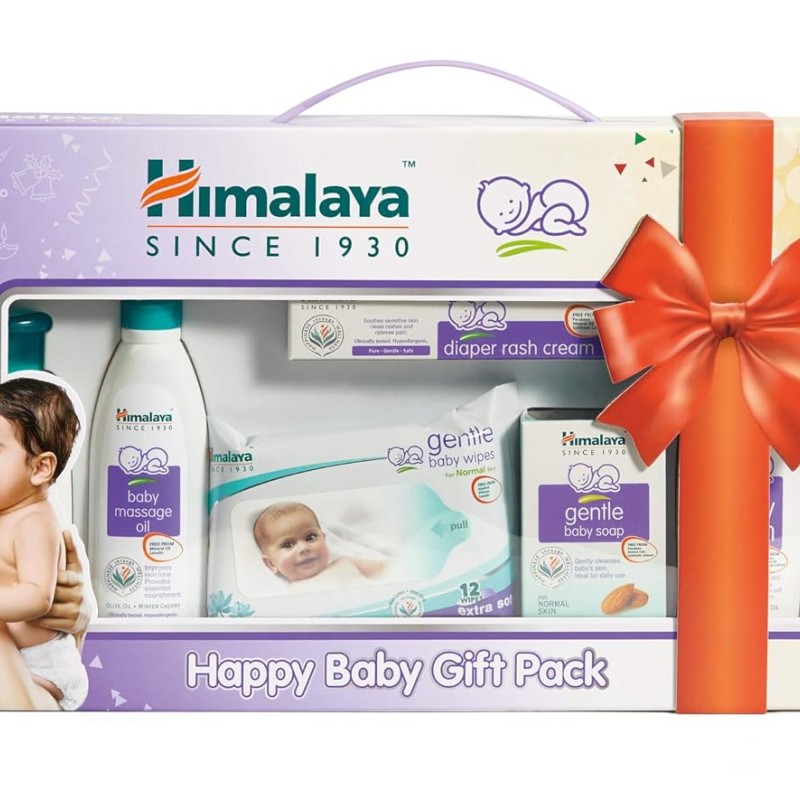 Himalaya Baby Gift Pack 7 in 1 Series,Pack of 1 set,white Himalaya Baby Gift Pack 7 in 1 Series,Pack of 1 set,white