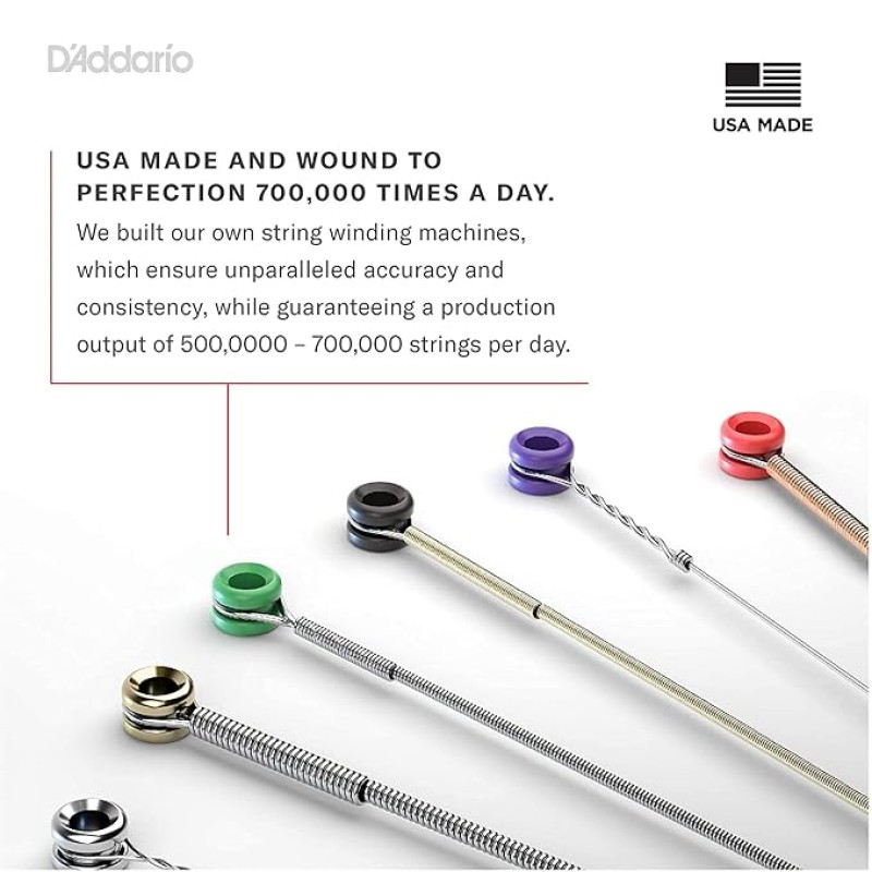 D'Addario Bronze Acoustic Guitar Strings_{.010-.050_Extra Light Gauge}_Stainless Steel Material D'Addario Bronze Acoustic Guitar Strings_{.010-.050_Extra Light Gauge}_Stainless Steel Material