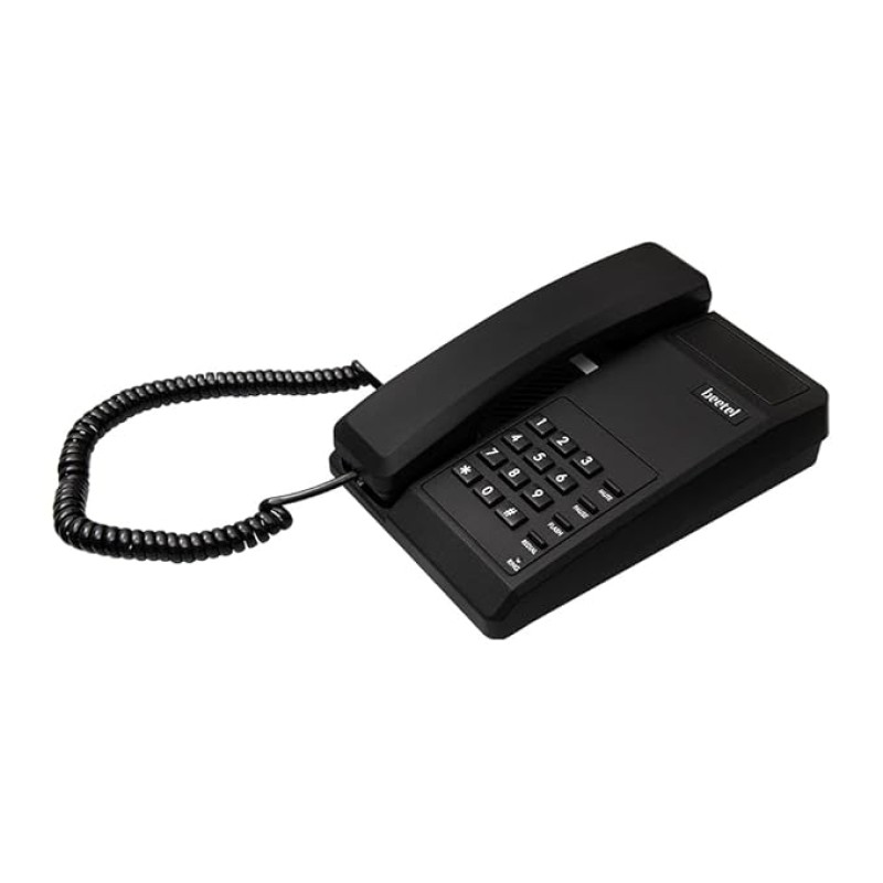 Beetel B11 Corded Landline Phone, Ringer Volume Control, LED for Ring Indication, Wall/Desk Mountable, Classic Design, Clear Call Quality, Mute/Pause/Flash/Redial Function (Made in India)(Black)(B11) Beetel B11 Corded Landline Phone, Ringer Volume Control, LED for Ring Indication, Wall/Desk Mountable, Classic Design, Clear Call Quality, Mute/Pause/Flash/Redial Function (Made in India)(Black)(B11)